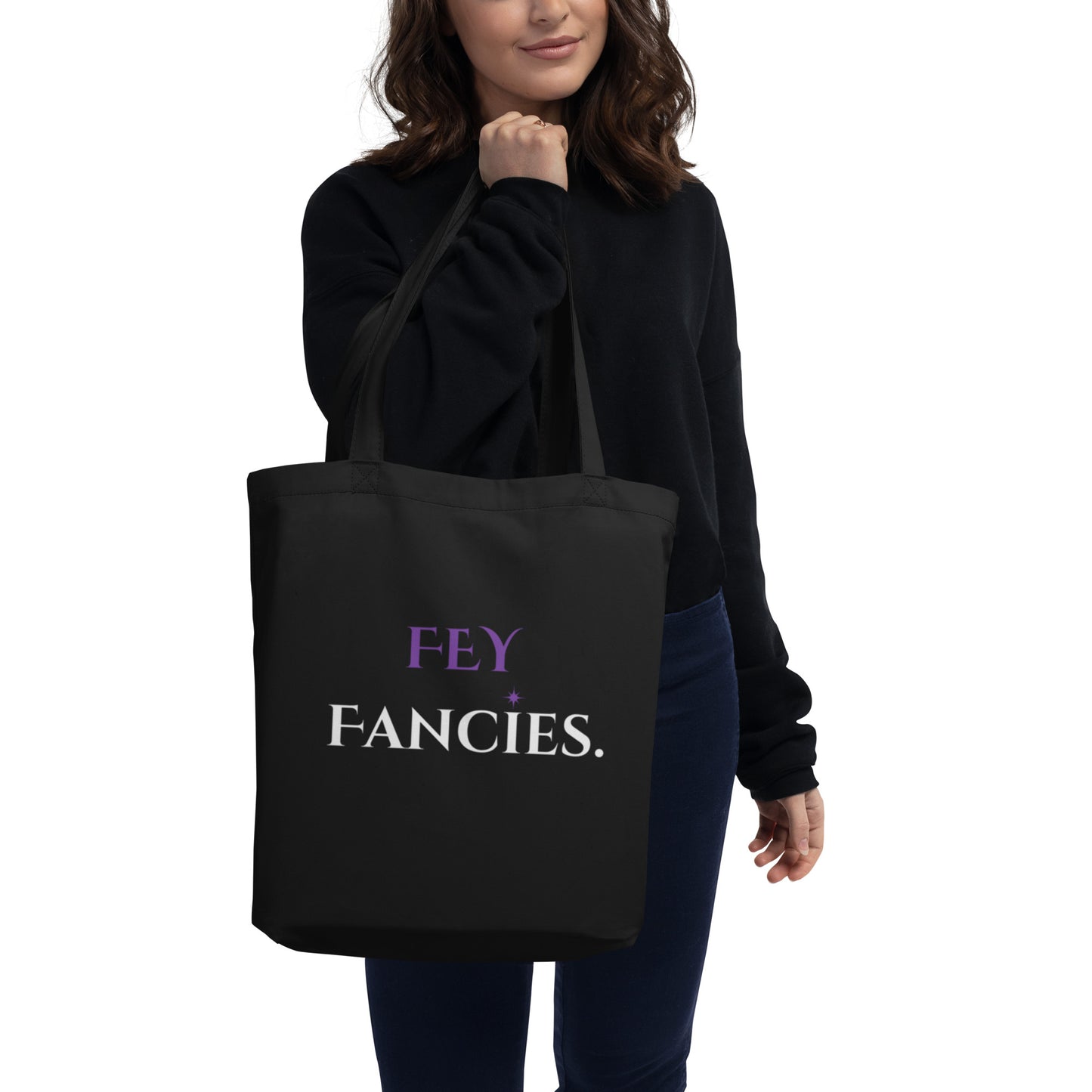 FEY Fancies Black Eco Tote Bag