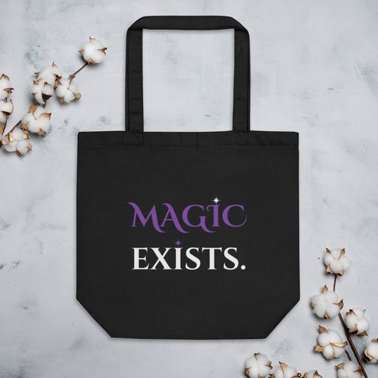 MAGIC exists Black Eco Tote Bag