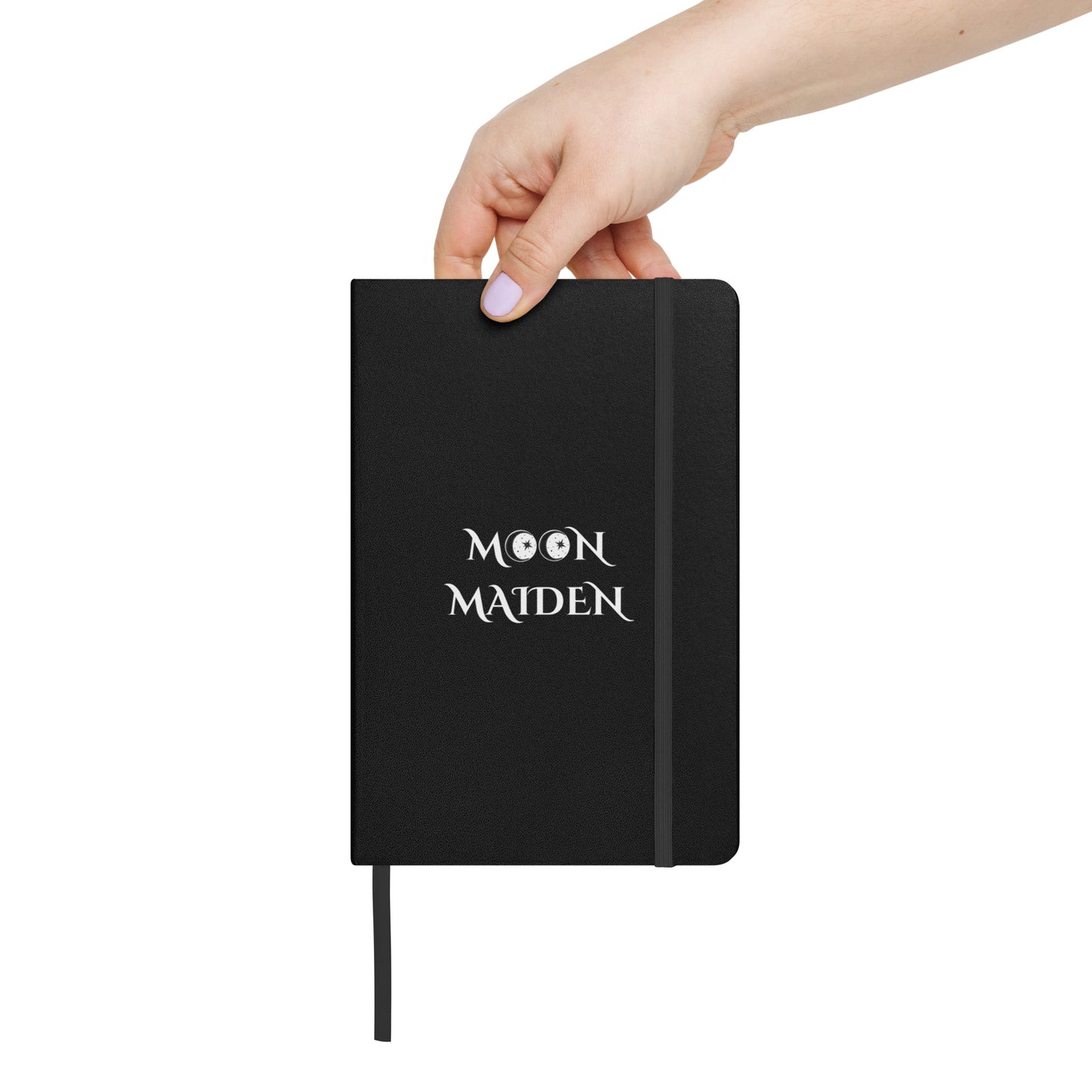 MOON MAIDEN Dark Hardcover bound notebook