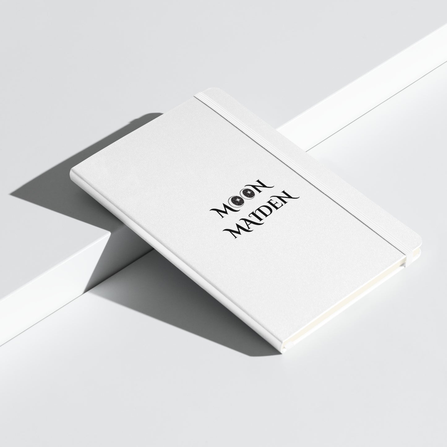 MOON MAIDEN White Hardcover bound notebook