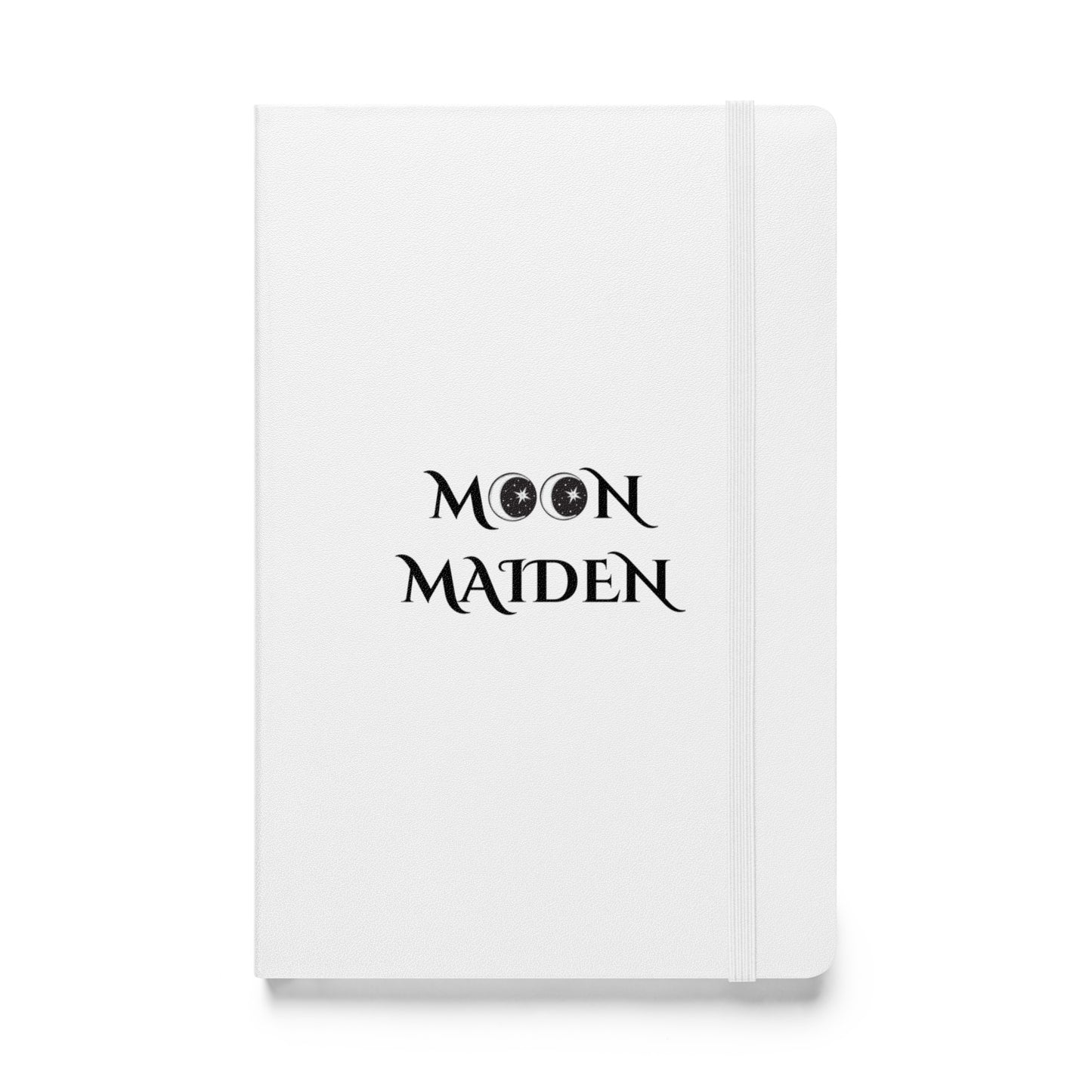 MOON MAIDEN White Hardcover bound notebook