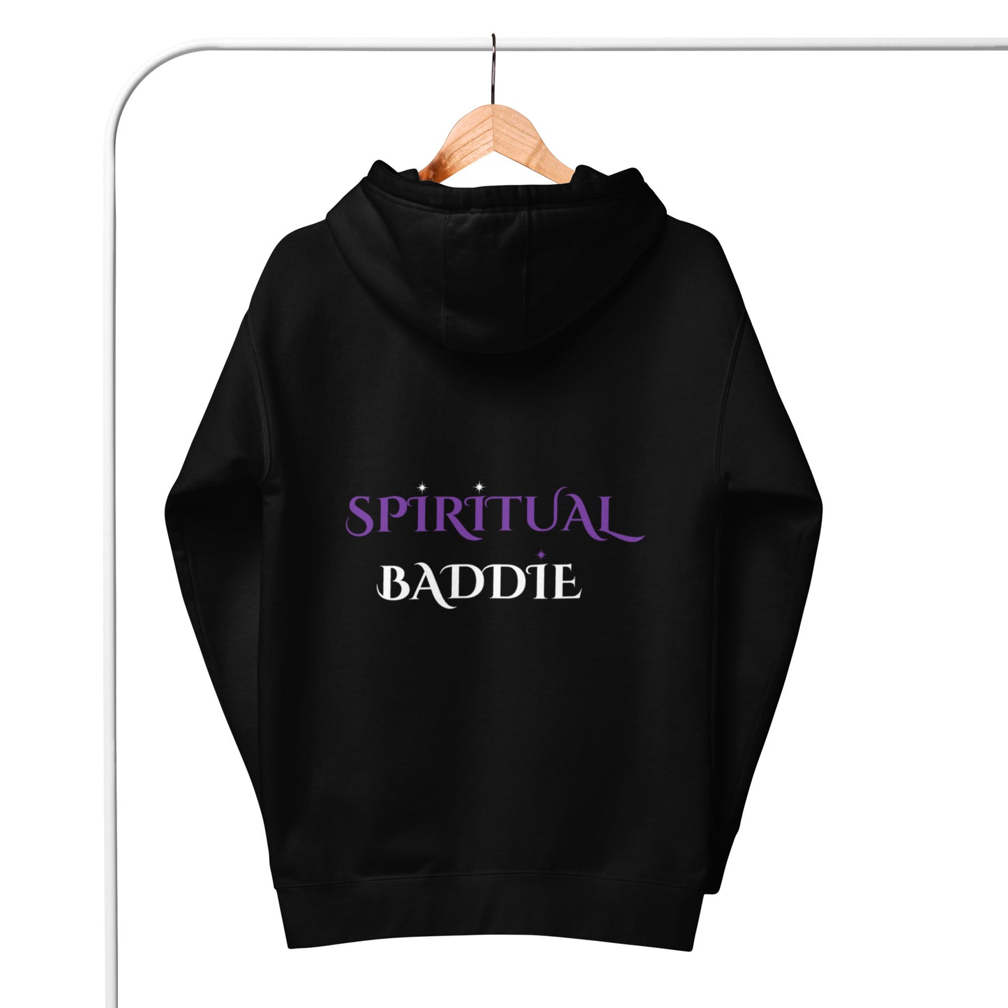 SPIRITUAL BADDIE Black Unisex Hoodie