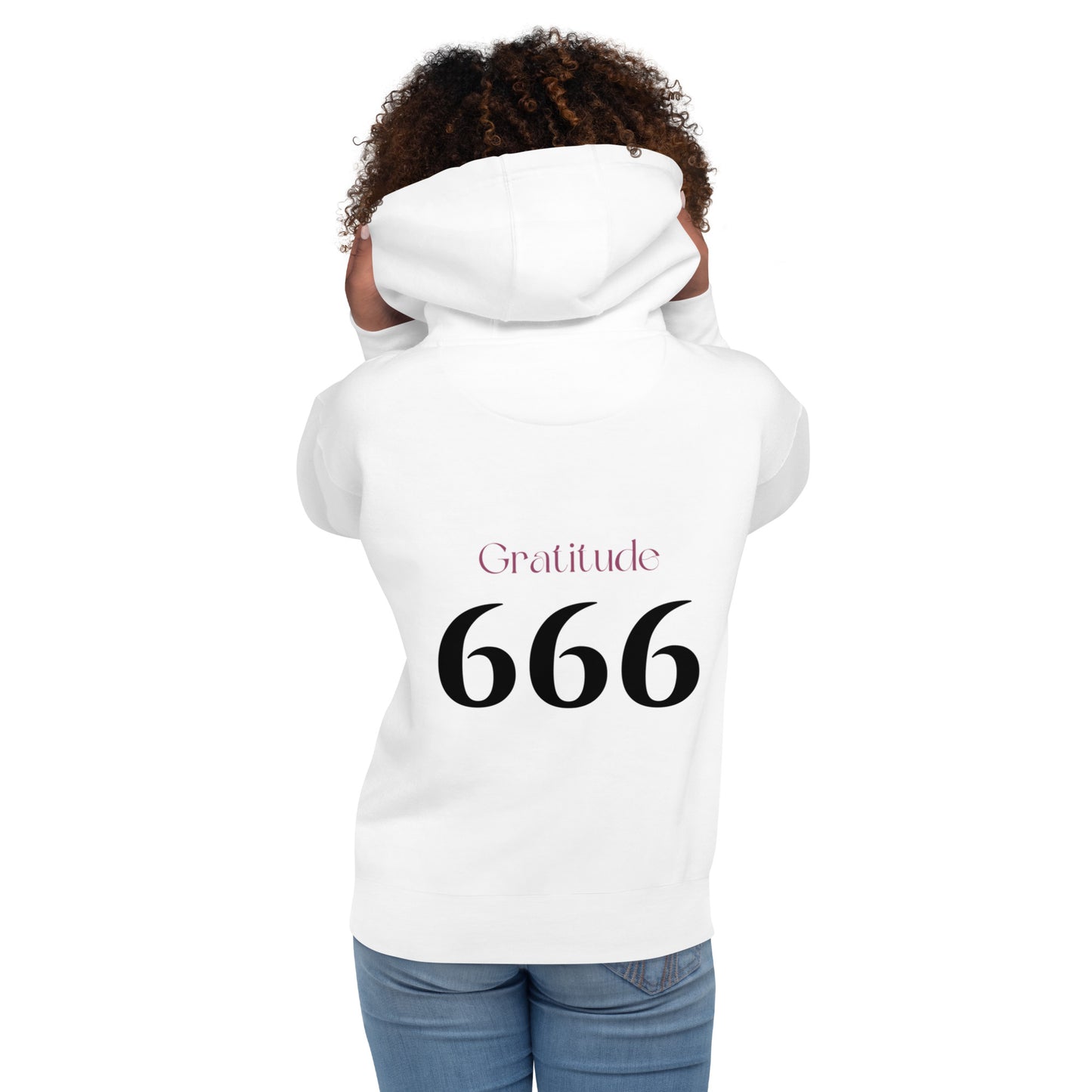 666 Reflect White Unisex Hoodie