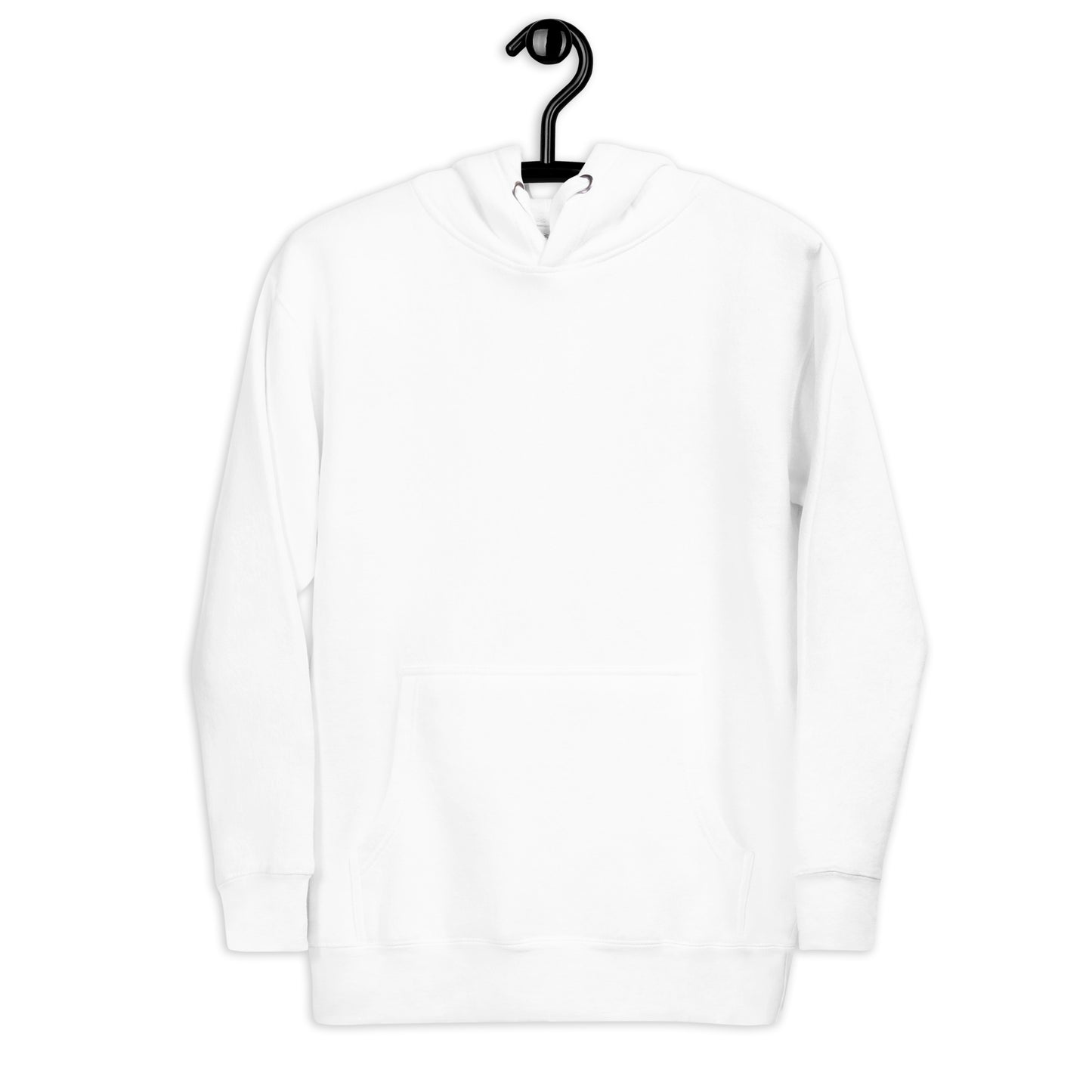 111 Intuition White Unisex Hoodie